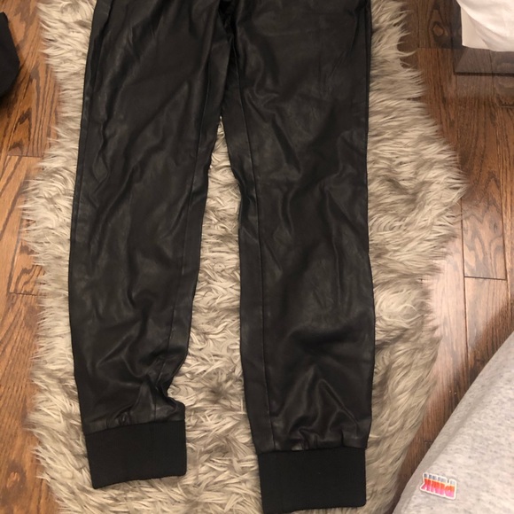 ⭐️Buy 1 get 1 FREE⭐️NWOT forever 21 leather joggers - Picture 2 of 5